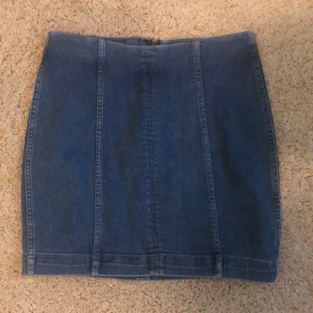 jean skirt